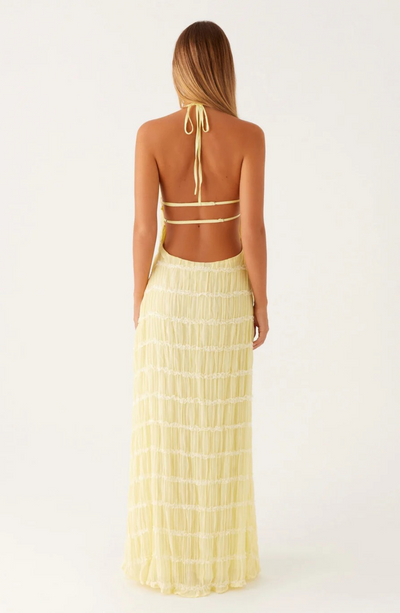 Caroline | Teksturowana Sukienka Maxi