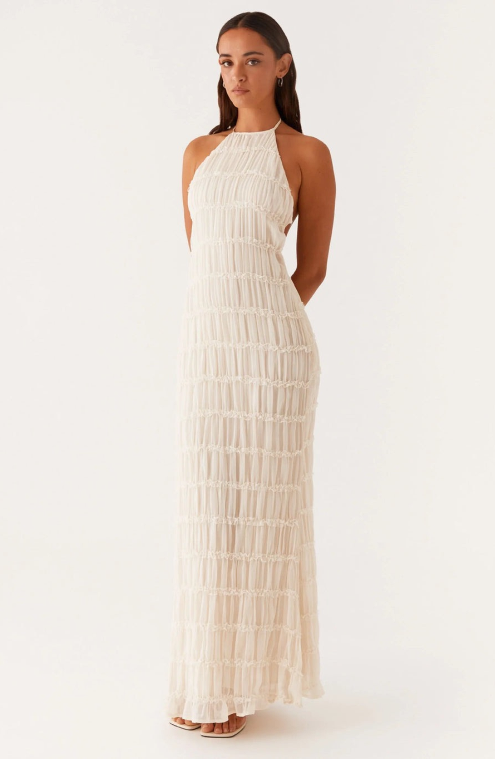Caroline | Teksturowana Sukienka Maxi
