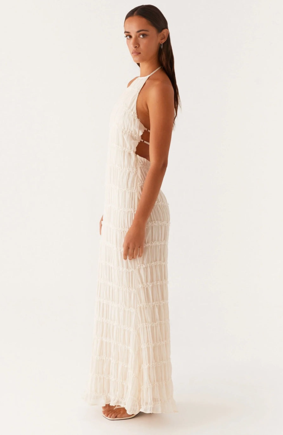 Caroline | Teksturowana Sukienka Maxi