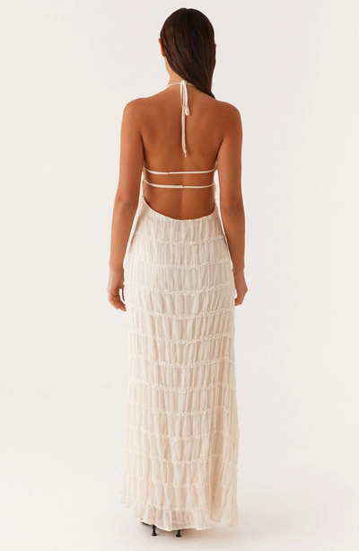 Caroline | Teksturowana Sukienka Maxi
