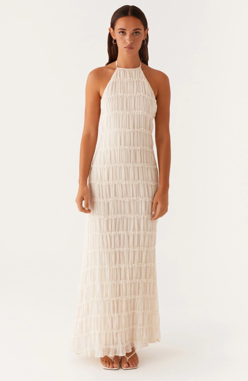Caroline | Teksturowana Sukienka Maxi