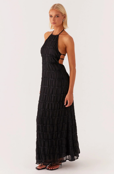 Caroline | Teksturowana Sukienka Maxi