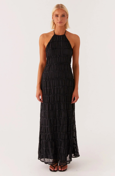 Caroline | Teksturowana Sukienka Maxi