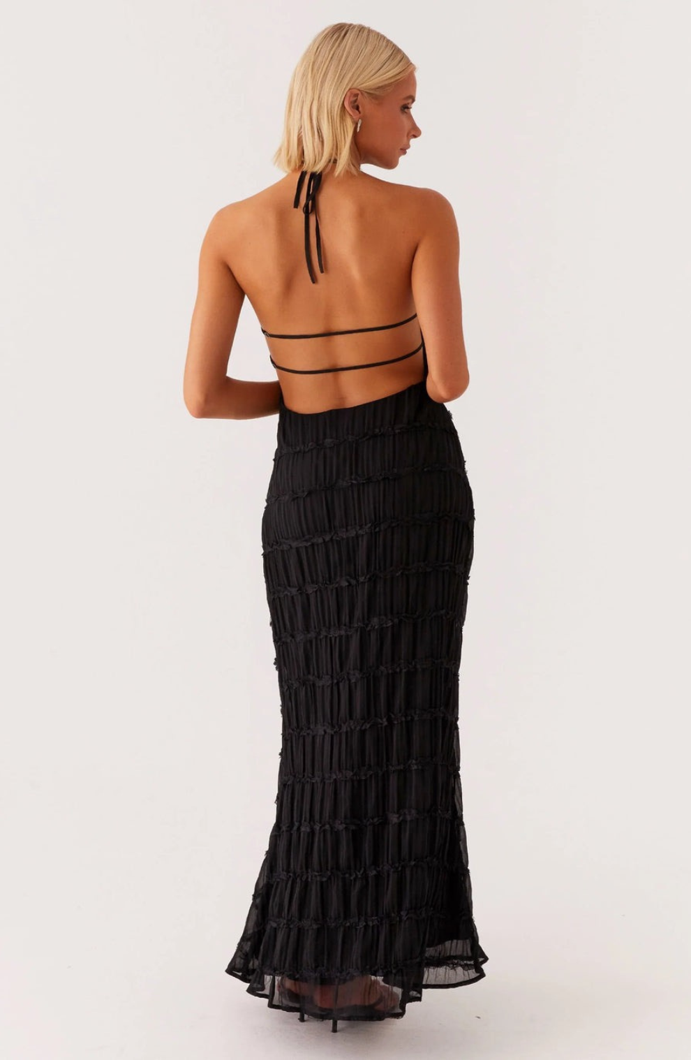 Caroline | Teksturowana Sukienka Maxi