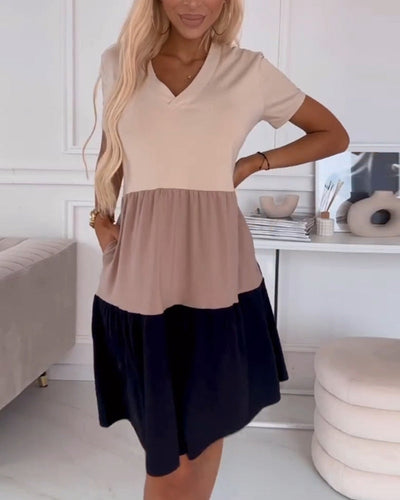 Alva | Sukienka Casual Blokowa