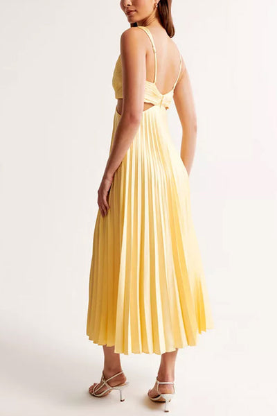 Elsa | Sukienka Maxi Plisowana