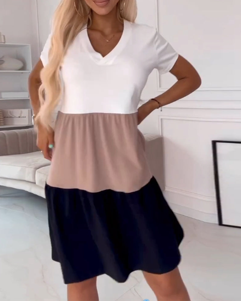Alva | Sukienka Casual Blokowa
