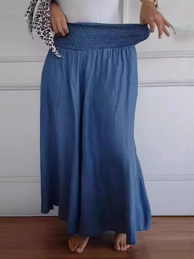 Marlene | Szerokie Spodnie Bawełniane