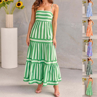 Marisol | Pasiasta Sukienka Maxi