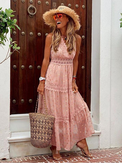 Joanna | Boho Sukienka Maxi