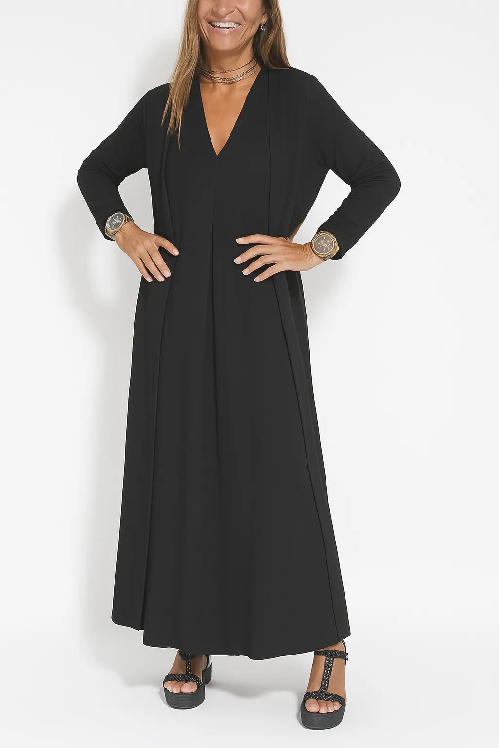 Carmela | Elegancka Sukienka z Kardiganem