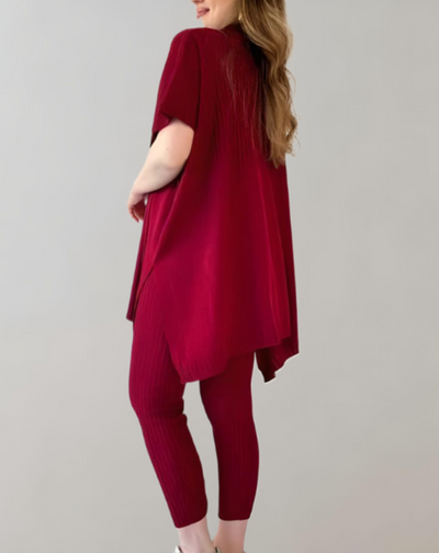 Lucía | Dwuczęściowy Zestaw z Oversize'owym Topem i Legginsami