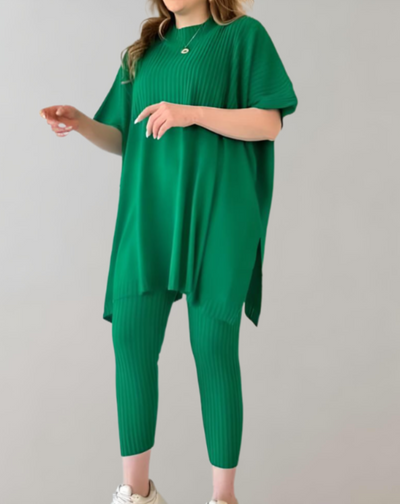 Lucía | Dwuczęściowy Zestaw z Oversize'owym Topem i Legginsami