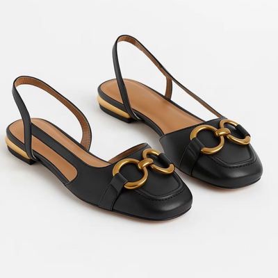 Novara | Płaskie buty slingback