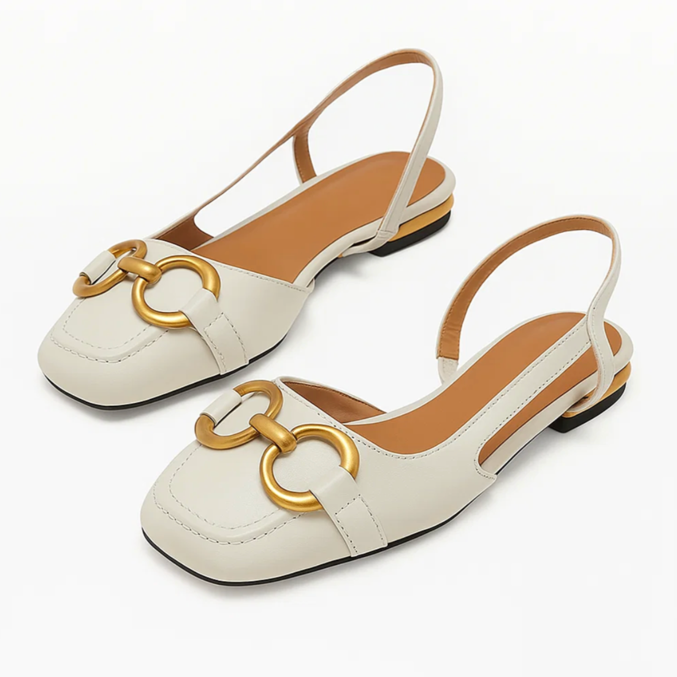 Novara | Płaskie buty slingback