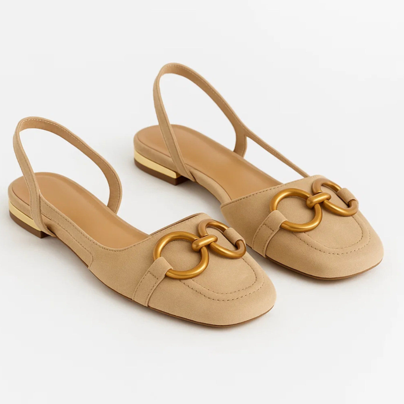 Novara | Płaskie buty slingback