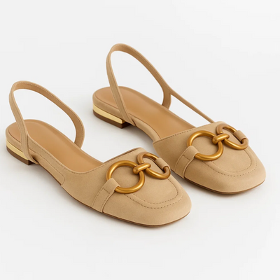 Novara | Płaskie buty slingback