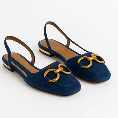 Novara | Płaskie buty slingback