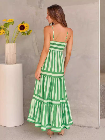 Marisol | Pasiasta Sukienka Maxi