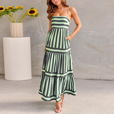Marisol | Pasiasta Sukienka Maxi